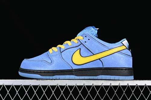 All Categories Nk SB Dunk Series Nk SB Dunk Low Low-top sneakers Pure original version The Powerpuff Girls x Nk SB Dunk Low Powerpuff Girls joint model Low-top casual sneakers FZ8320-400